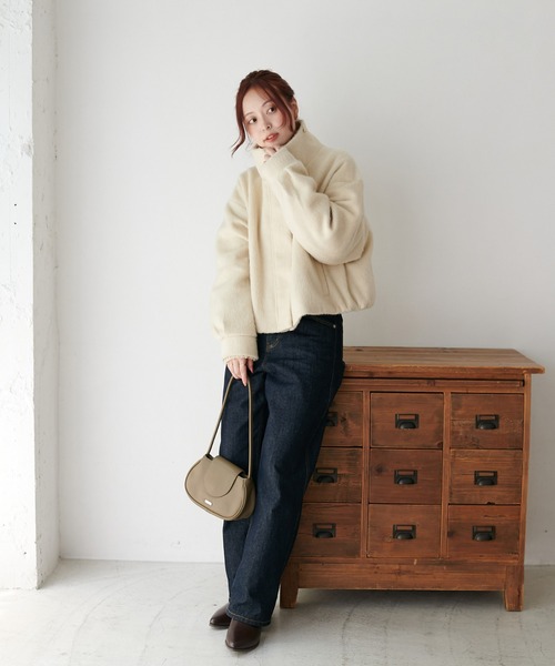 DISCOAT(ディスコート)の「ロングワンハンドルハンドバッグ(ハンドバッグ・レディース・アイボリー/ブラック/グレー系その他/マスタード・FREE)」の22枚目の写真