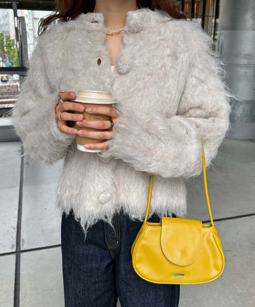 DISCOAT(ディスコート)の「ロングワンハンドルハンドバッグ(ハンドバッグ・レディース・アイボリー/ブラック/グレー系その他/マスタード・FREE)」の15枚目の写真