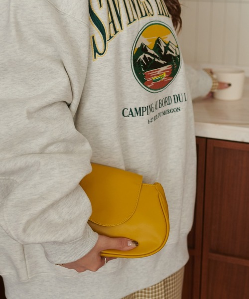 DISCOAT(ディスコート)の「ロングワンハンドルハンドバッグ(ハンドバッグ・レディース・アイボリー/ブラック/グレー系その他/マスタード・FREE)」の10枚目の写真