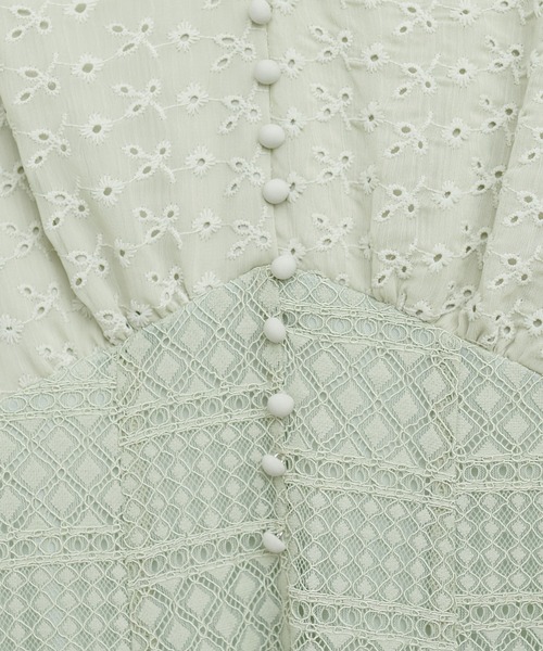 natural couture（ナチュラルクチュール）の「madoka切替えMIXレース