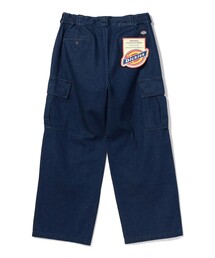 Dickies | Dickies × BEAMS / 別注 デニム ダブルニー カーゴパンツ(カーゴパンツ)