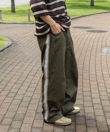 kutir | ワッペン付きトラックラインパンツ(その他パンツ)