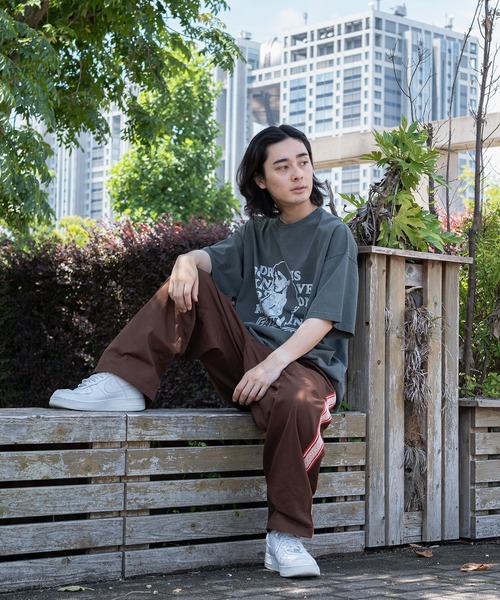 kutir（クティール）の「ワッペン付きトラックラインパンツ（その他パンツ・メンズ・カーキ/ブラック/ダークブラウン・MEDIUM/SMALL/LARGE）」の16枚目の写真