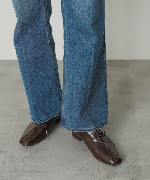 SENSE OF PLACE by URBAN RESEARCH(センスオブプレイスバイアーバンリサーチ)の「タックリボンステップオンシューズ(その他シューズ・レディース・ベージュ系その他/ブラウン/ブラック・SMALL/LARGE/MEDIUM)」の10枚目の写真