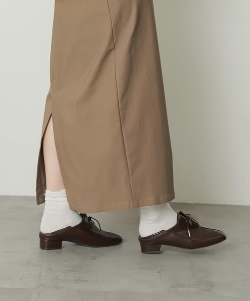 SENSE OF PLACE by URBAN RESEARCH(センスオブプレイスバイアーバンリサーチ)の「タックリボンステップオンシューズ(その他シューズ・レディース・ベージュ系その他/ブラウン/ブラック・SMALL/LARGE/MEDIUM)」の14枚目の写真