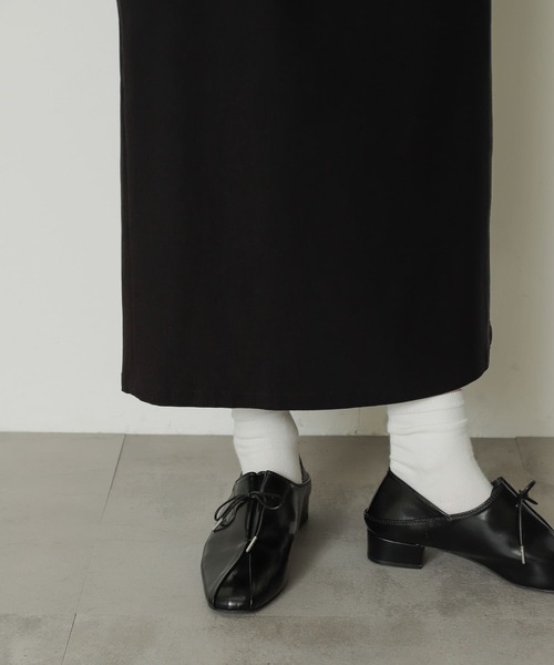 SENSE OF PLACE by URBAN RESEARCH(センスオブプレイスバイアーバンリサーチ)の「タックリボンステップオンシューズ(その他シューズ・レディース・ベージュ系その他/ブラウン/ブラック・SMALL/LARGE/MEDIUM)」の22枚目の写真