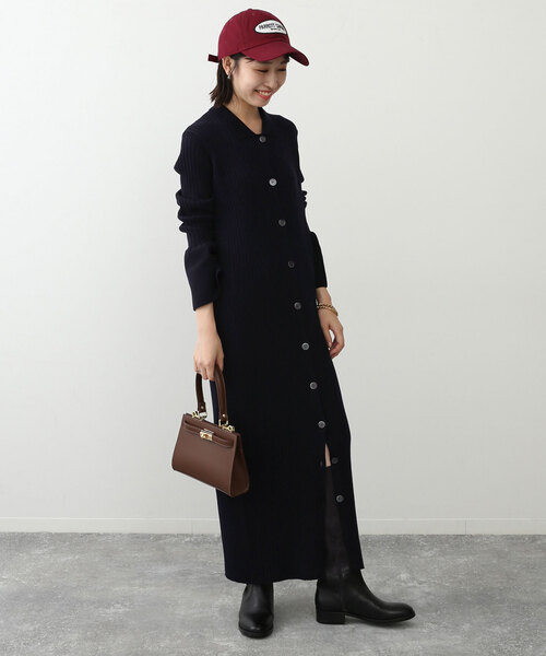 SLOBE IENA（スローブイエナ）の「フレアスリーブポロエリニット