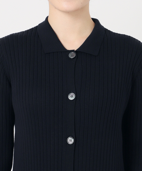 スローブイエナ／2023AW フレアスリーブポロエリニットワンピース SLOBE IENA（スローブイエナ）の「フレアスリーブポロエリニット