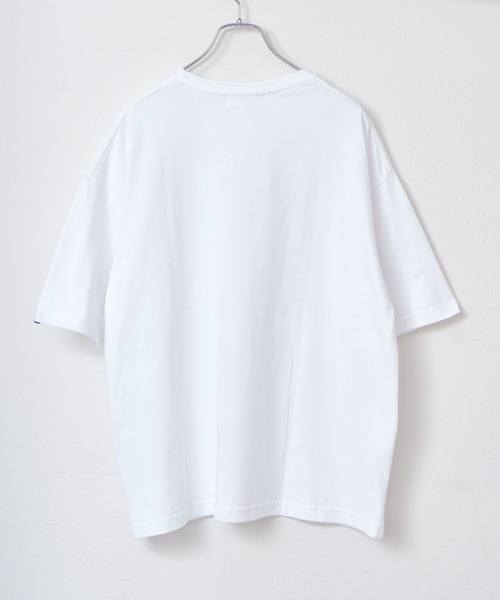 CIAOPANIC(チャオパニック)の「スーパーヘビーコットンタフビックTシャツ(Tシャツ/カットソー・メンズ・ピンク/ホワイト/グリーン/ブルー/カーキ/ネイビー/ブラック・SMALL/MEDIUM/X-LARGE/LARGE)」の12枚目の写真