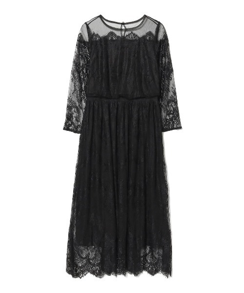 【美品】BEAMS HEART WOMEN ヨークチュール レースワンピース BEAMS HEART（ビームス ハート）ヨークチュール レース
