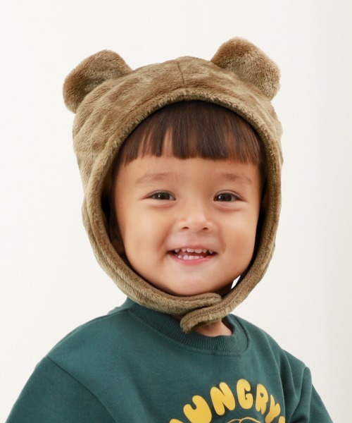 devirock（デビロック）の「ベビー どうぶつ耳付き あったか帽子（ニットキャップ/ビーニー・キッズ・その他3/その他2/その他4/その他1・ONE SIZE）」の3枚目の写真