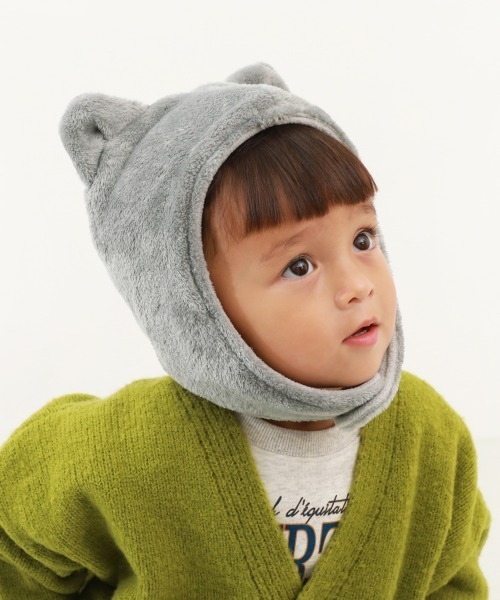 devirock（デビロック）の「ベビー どうぶつ耳付き あったか帽子（ニットキャップ/ビーニー・キッズ・その他3/その他2/その他4/その他1・ONE SIZE）」の4枚目の写真