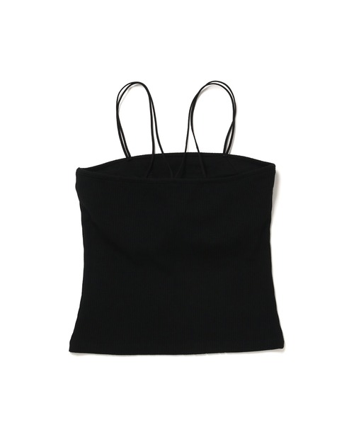 VIS（ビス）の「【ViVi12月号掲載】【選べる着丈】カップ付きロゴ刺繍キャミソール【洗える】（キャミソール・レディース・ブラック/オフホワイト/ホワイト系その他・FREE/FS）」の14枚目の写真