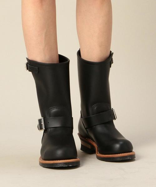 RED WING（レッドウィング）の「BY RED WING エンジニアブーツ：（ブーツ・レディース・ブラック・5/6/5h/6h）」の8枚目の写真