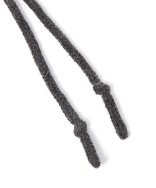 niko and...（ニコアンド）の「オリジナルパイロット風ニット帽（ニットキャップ/ビーニー・レディース・チャコール/ベージュ・FREE）」の8枚目の写真