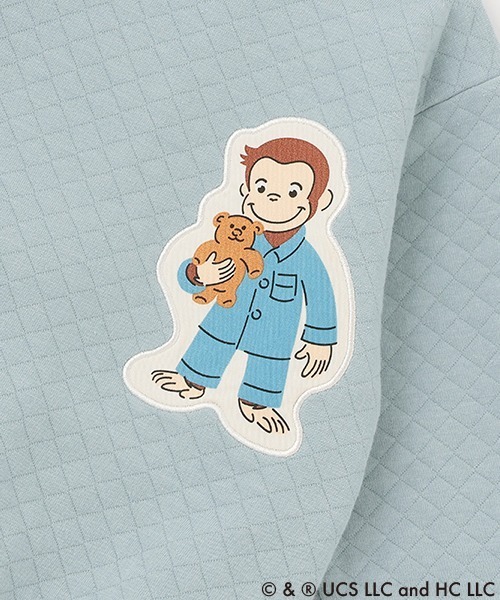 petit main（プティマイン）の「【おさるのジョージ】ルームセットアップ（アンサンブル・キッズ・アイボリー/エメラルド・100cm/130cm/80ｃｍ/120cm/90cm/110cm）」の8枚目の写真