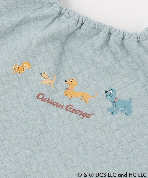 petit main（プティマイン）の「【おさるのジョージ】ルームセットアップ（アンサンブル・キッズ・アイボリー/エメラルド・100cm/130cm/80ｃｍ/120cm/90cm/110cm）」の11枚目の写真