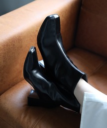 ap retro | フェイクレザーショートブーツ(ブーツ)