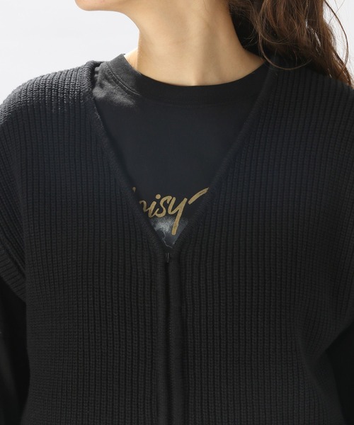 niko and（ニコアンド）の「洗えるポケットニットベスト（ベスト