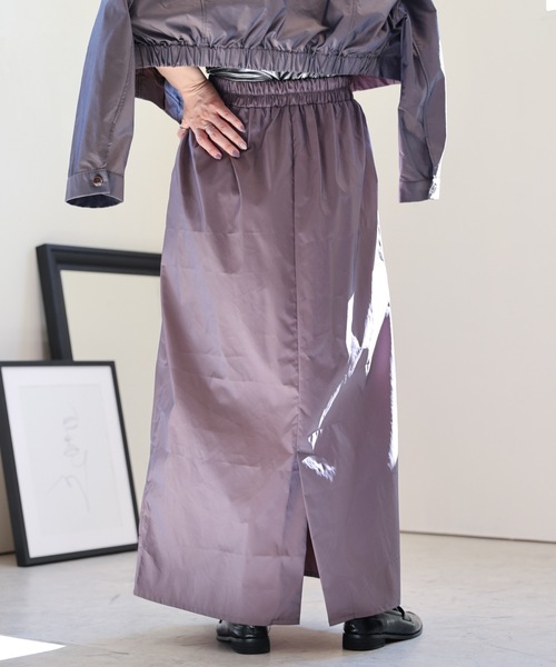 ULEULA（ウルア）の「ギャザーボリュームコクーンスカート（スカート・レディース・ブラウン/カーキ/ブラック・FREE）」の6枚目の写真