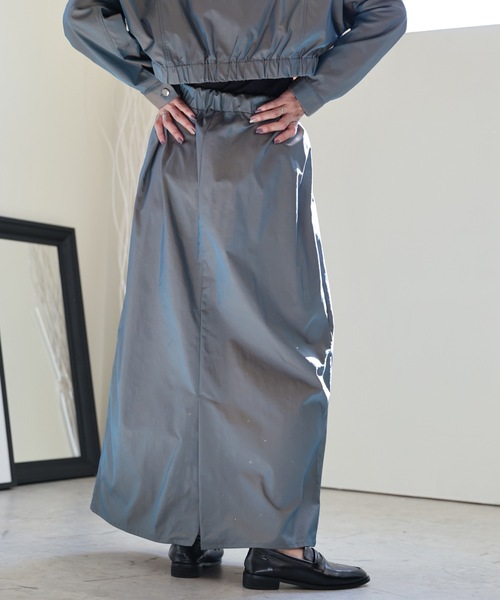 ULEULA（ウルア）の「ギャザーボリュームコクーンスカート（スカート・レディース・ブラウン/カーキ/ブラック・FREE）」の20枚目の写真