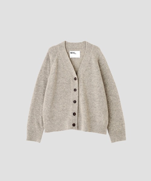 MHL.（エムエイチエル）の「FINE SHETLAND（カーディガン/ボレロ