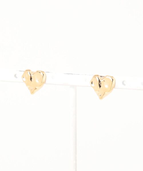 misto accessories（ミストアクセサリーズ）の「Heart pierces（ピアス（両耳用）・レディース・ゴールド/シルバー・FREE）」の4枚目の写真