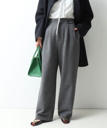 NOLLEY’S | ウォッシャブルウールダブルベルトワイドパンツ(その他パンツ)