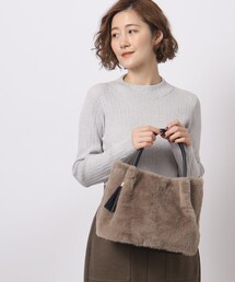 ◆【リサイクル】エコファータックタッセル2WAYトート