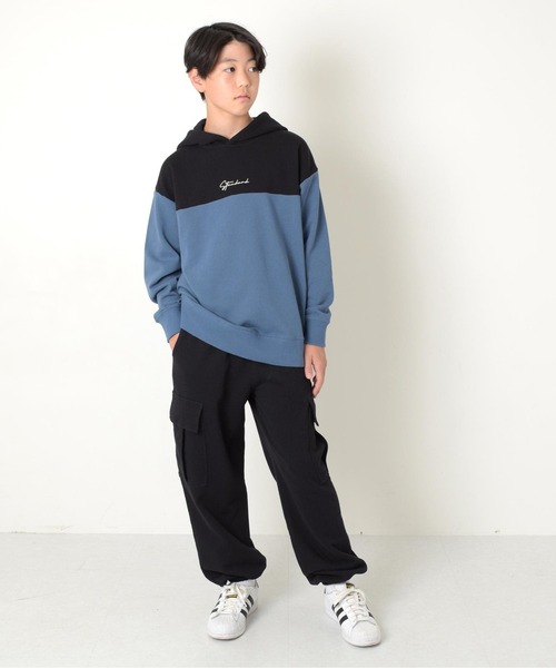 GLAZOS(グラソス)の「TC裏毛・ラクラクカーゴパンツ(その他パンツ・キッズ・ネイビー/ブラック・140cm/150cm/160cm/170cm)」の7枚目の写真