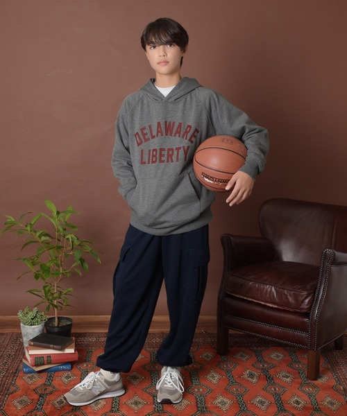 GLAZOS(グラソス)の「TC裏毛・ラクラクカーゴパンツ(その他パンツ・キッズ・ネイビー/ブラック・140cm/150cm/160cm/170cm)」の6枚目の写真