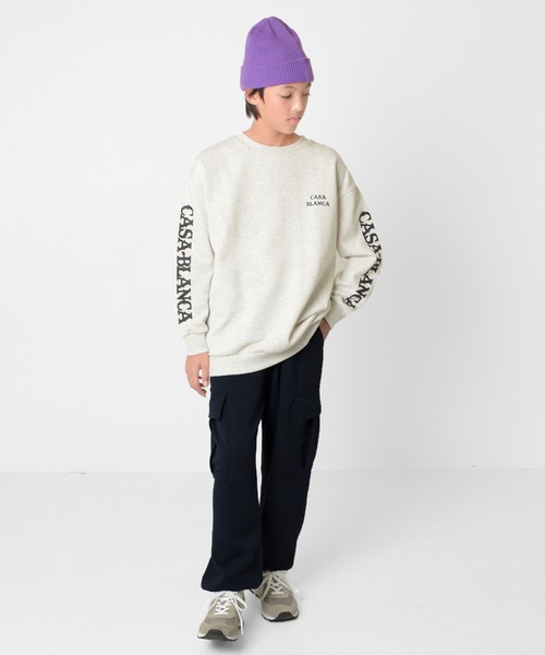 GLAZOS(グラソス)の「TC裏毛・ラクラクカーゴパンツ(その他パンツ・キッズ・ネイビー/ブラック・140cm/150cm/160cm/170cm)」の3枚目の写真