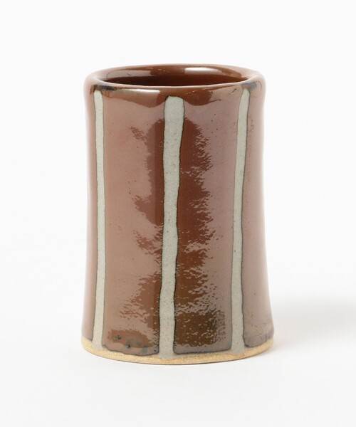 筒花入 花瓶 フラワーベース 作家 信楽 共箱 愛子 濱田窯 / 益子焼 筒花入 小（フラワーベース）｜fennica（フェニカ）の