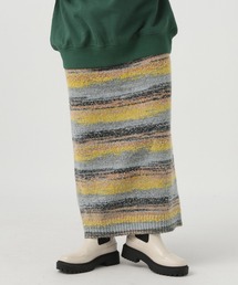 【YOU are YOU】【スタッフ企画】ブークレボーダースカート【SETUP対応】