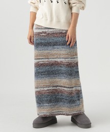 BAYFLOW | 【YOU are YOU】【スタッフ企画】ブークレボーダースカート【SETUP対応】(スカート)