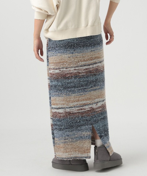 BAYFLOW（ベイフロー）の「【YOU are YOU】【スタッフ企画】ブークレボーダースカート【SETUP対応】（スカート・レディース・ブルー/イエロー・SMALL/MEDIUM）」の11枚目の写真