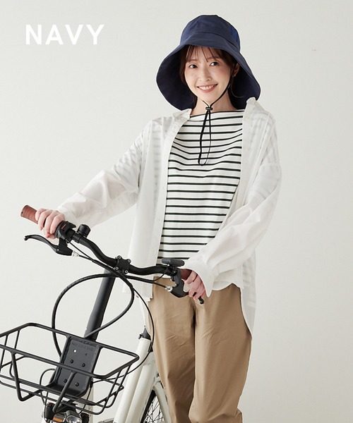 オシャメット】インナーガード入り自転車用ヘルメット / ハット