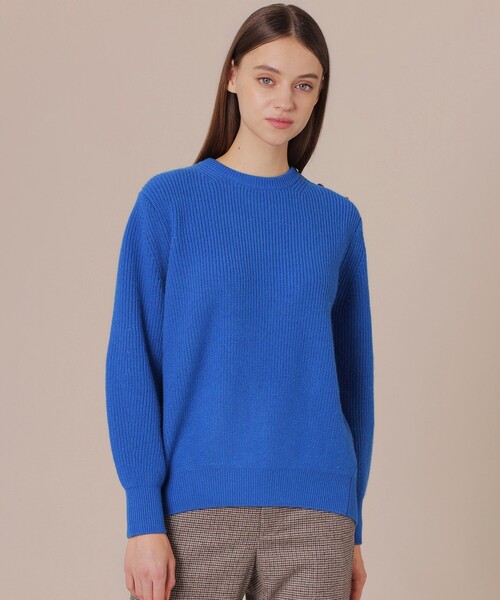 MACKINTOSH LONDON(マッキントッシュ ロンドン)の「ウールカシミヤニットプルオーバー(ニット/セーター・レディース・チャコールグレー/ライトブルー/グリーン系その他3・38)」の3枚目の写真
