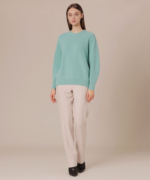 MACKINTOSH LONDON(マッキントッシュ ロンドン)の「ウールカシミヤニットプルオーバー(ニット/セーター・レディース・チャコールグレー/ライトブルー/グリーン系その他3・38)」の12枚目の写真
