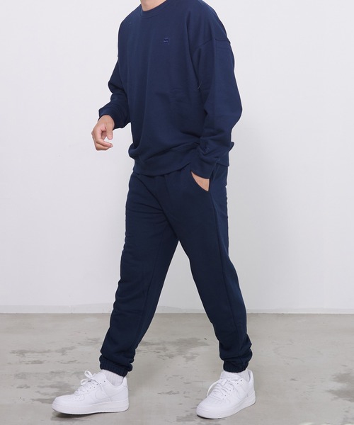 STARTER（スターター）の「『STARTER/スターター』BIG裏毛ロングパンツ（スウェットパンツ・メンズ・ネイビー/モカ/クリーム/ラベンダー/ライトグレー/カーキ/ブラック/杢グレー・L/XL/M）」の11枚目の写真