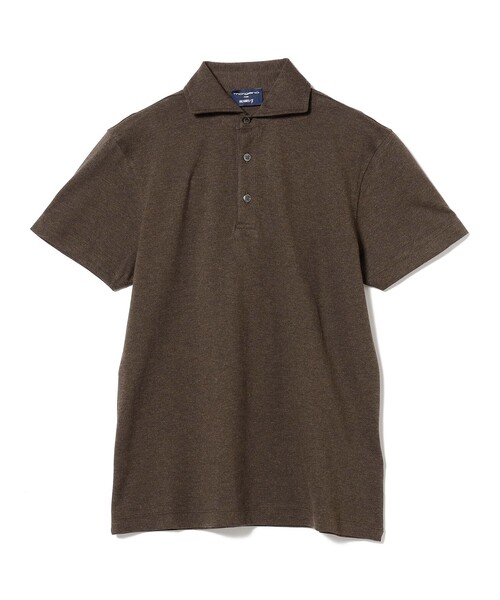 BEAMS F(ビームスエフ)の「MORGANO × BEAMS F / 別注 カノコ ショートスリーブ ポロシャツ(ポロシャツ・メンズ・ラベンダー/ネイビー/ロイヤルブルー/グリーン/ダークブラウン・48/46/44/52/50)」の11枚目の写真
