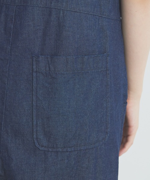 bulle de savon（ビュルデサボン）の「8oz denim tsunagi（つなぎ/オールインワン・レディース・インディゴブルー・FREE）」の18枚目の写真