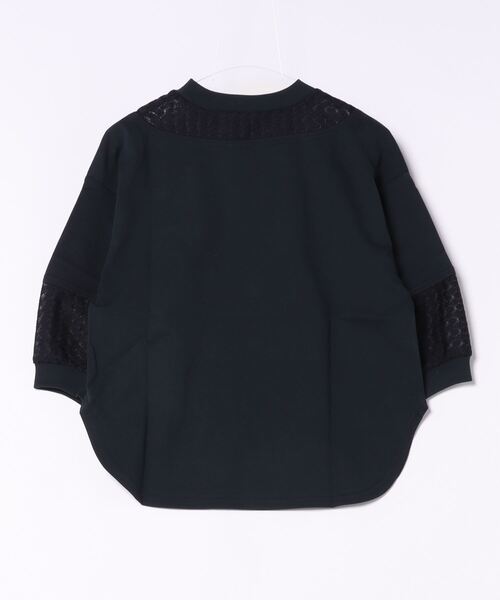 FIL DE FER(フィルデフェール)の「レース天竺コンビ パフスリーブP/O(Tシャツ/カットソー・レディース・ホワイト/ネイビー/ブラック・FREE)」の21枚目の写真