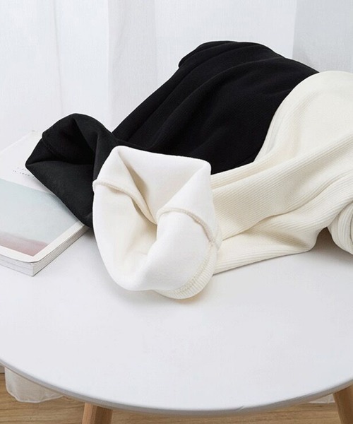 Miniministore(ミニミニストア)の「【新サイズ追加】裏起毛 コーデュロイパンツ レディース冬(スラックス・レディース・ブラック/アイボリー・M/L)」の19枚目の写真