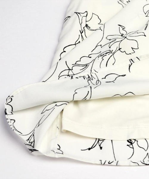 TOKYO SHIRTS（トウキョウシャツ）の「前タックブラウス（シャツ/ブラウス・レディース・オフホワイト/ブラック・L/LL/M）」の9枚目の写真