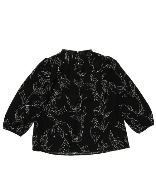 TOKYO SHIRTS（トウキョウシャツ）の「前タックブラウス（シャツ/ブラウス・レディース・オフホワイト/ブラック・L/LL/M）」の10枚目の写真