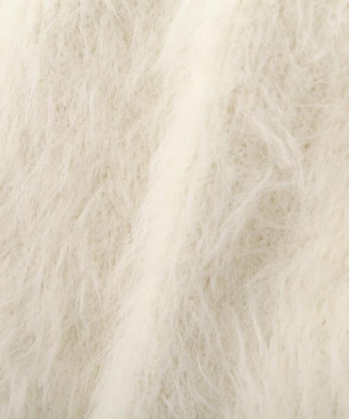 FREE'S MART（フリーズマート）の「前後２ＷＡＹリブシャギーショート丈ニット（カーディガン/ボレロ・レディース・ブルー/ベージュ/ホワイト/ライトグリーン・FREE）」の18枚目の写真