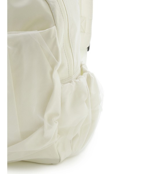 emmi（エミ）の「【emmi atelier】eco　メッシュカバーミニギャザーバックパック（バックパック/リュック・レディース・アイボリー/ブラック・FREE）」の13枚目の写真