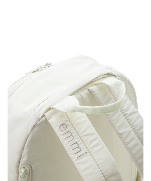 emmi（エミ）の「【emmi atelier】eco　メッシュカバーミニギャザーバックパック（バックパック/リュック・レディース・アイボリー/ブラック・FREE）」の15枚目の写真