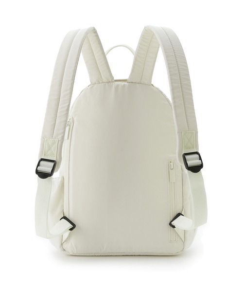 emmi（エミ）の「【emmi atelier】eco　メッシュカバーミニギャザーバックパック（バックパック/リュック・レディース・アイボリー/ブラック・FREE）」の7枚目の写真